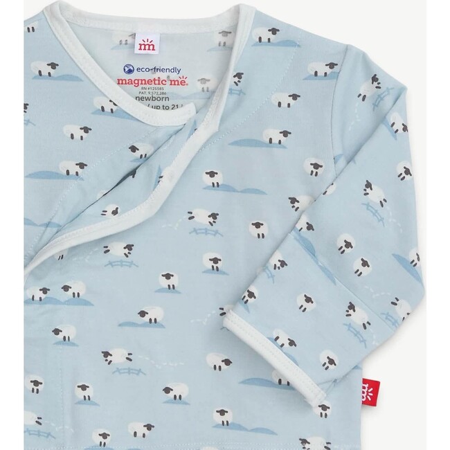 Blue Baa Baa Baby Modal Magnetic Take-Me-Home Kimono Set - Mixed Apparel Set - 3