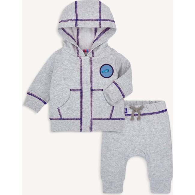 Baby Got Track French Terry Magnetic Hoodie + Pant Set - Mixed Apparel Set - 1