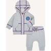 Baby Got Track French Terry Magnetic Hoodie + Pant Set - Mixed Apparel Set - 1 - thumbnail
