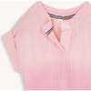 Pink Ombre Cotton Gauze Magnetic Jumpsuit - Rompers - 2