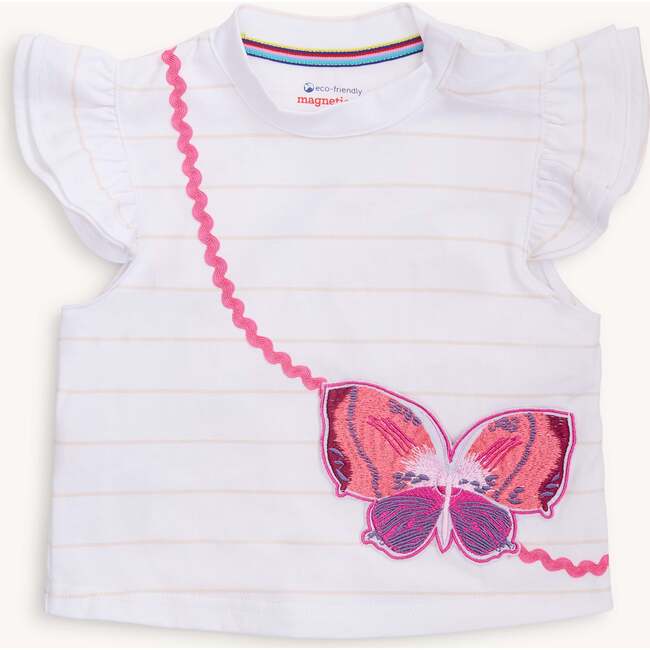 All A-Flutter Yarn Dye T-Shirt With Bag - T-Shirts - 1