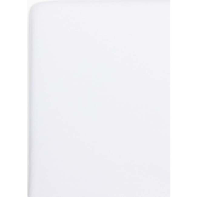 Fitted Crib Sheet White