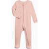 Peyton Zipper Sleeper Blush - Footie Pajamas - 1 - thumbnail