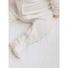 Peyton Zipper Sleeper Ivory - Footie Pajamas - 2