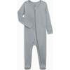 Peyton Zipper Sleeper Mist - Footie Pajamas - 1 - thumbnail