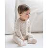 Peyton Zipper Sleeper Ivory - Footie Pajamas - 4