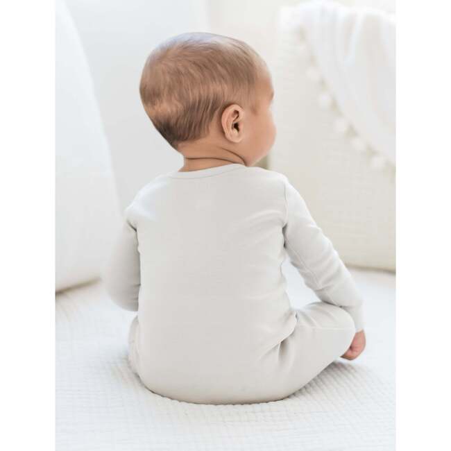 Peyton Zipper Sleeper Sage - Footie Pajamas - 2