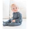Peyton Zipper Sleeper Ivory - Footie Pajamas - 5