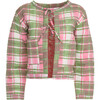 Poppy Jacket, Tartan Print - Jackets - 1 - thumbnail