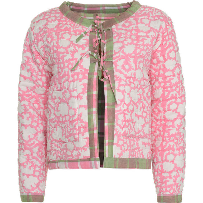Poppy Jacket, Tartan Print - Jackets - 2