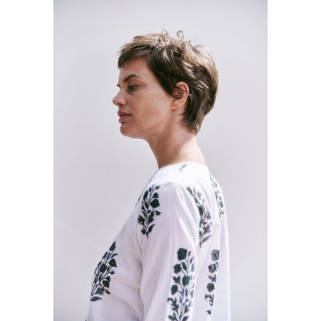 Primavera Tunic, Aneeza Print - Blouses - 3