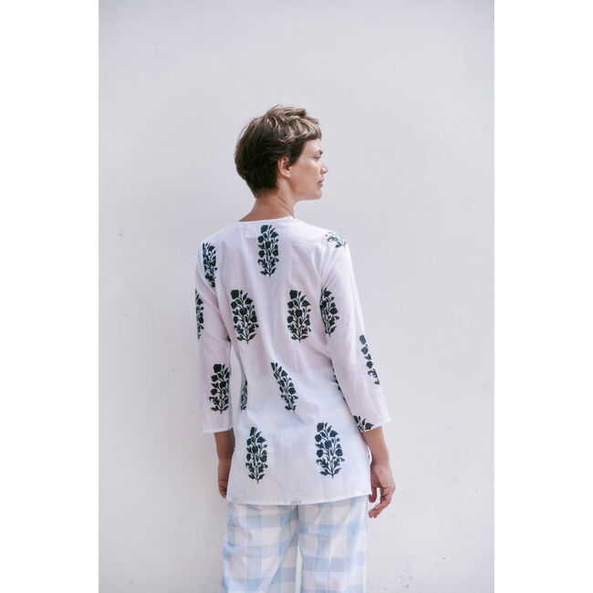 Primavera Tunic, Aneeza Print - Blouses - 4