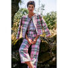 Poppy Jacket, Tartan Print - Jackets - 3
