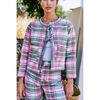Poppy Jacket, Tartan Print - Jackets - 4