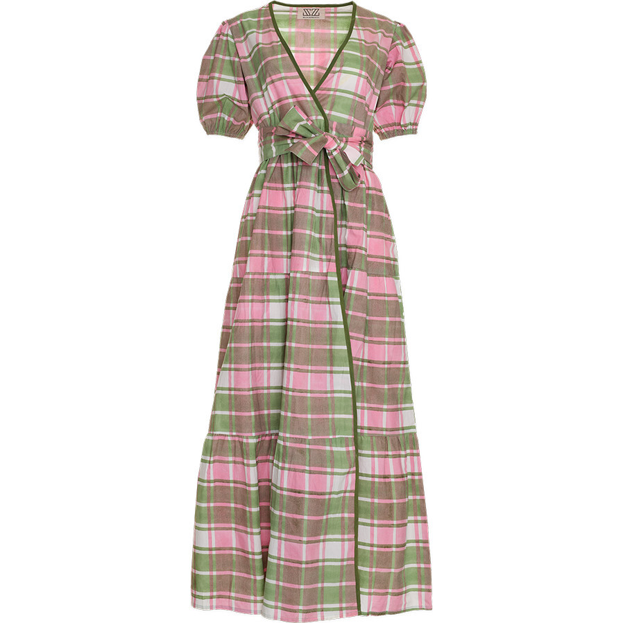 Emily Dress, Tartan Print - Dresses - 1