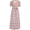 Emily Dress, Geranium Print - Dresses - 1 - thumbnail