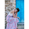 Long Wrap Skirt, Simi Print - Skirts - 2