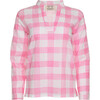 Douce Top, Weave Print - Blouses - 1 - thumbnail