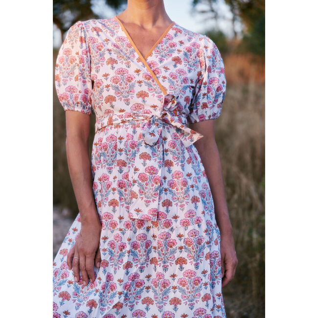 Emily Dress, Geranium Print - Dresses - 3