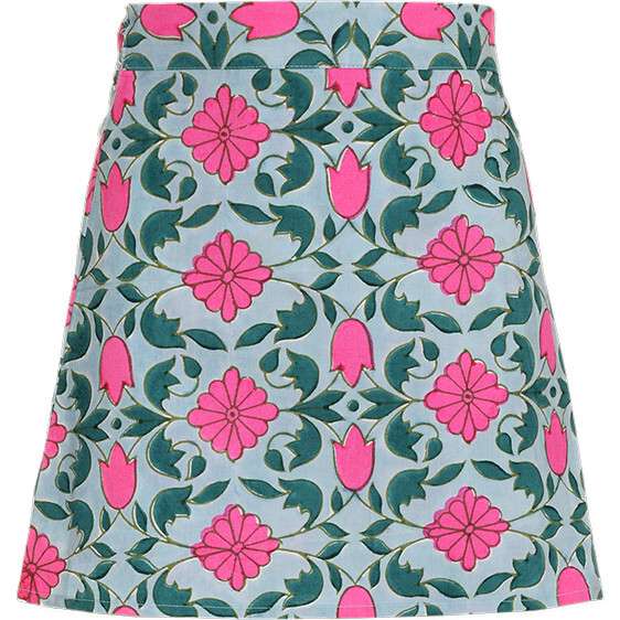 Shanti Mini Skirt in Lisbon Print - Skirts - 1