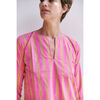 Primavera Tunic, Thick Stripes - Blouses - 3