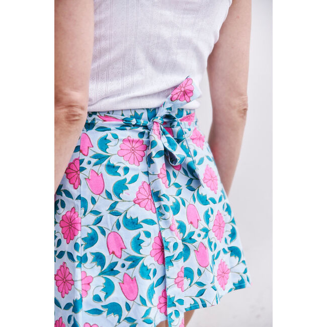 Shanti Mini Skirt in Lisbon Print - Skirts - 4
