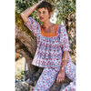 Viti Top, Geranium Print - Blouses - 2