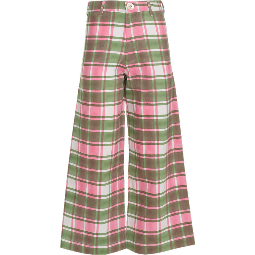 Disco Pants, Tartan Print - Pants - 1