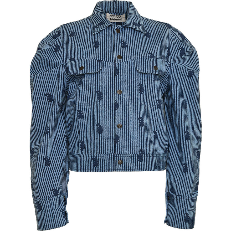 Denim Tokyo Jacket, Small Paisley - Jackets - 1