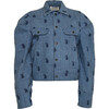 Denim Tokyo Jacket, Small Paisley - Jackets - 1 - thumbnail
