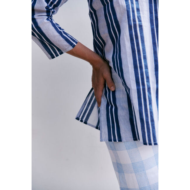 Primavera Tunic, Seaside Stripes - Blouses - 4