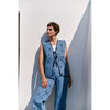 Denim Manju Vest, Small Paisley - Vests - 3