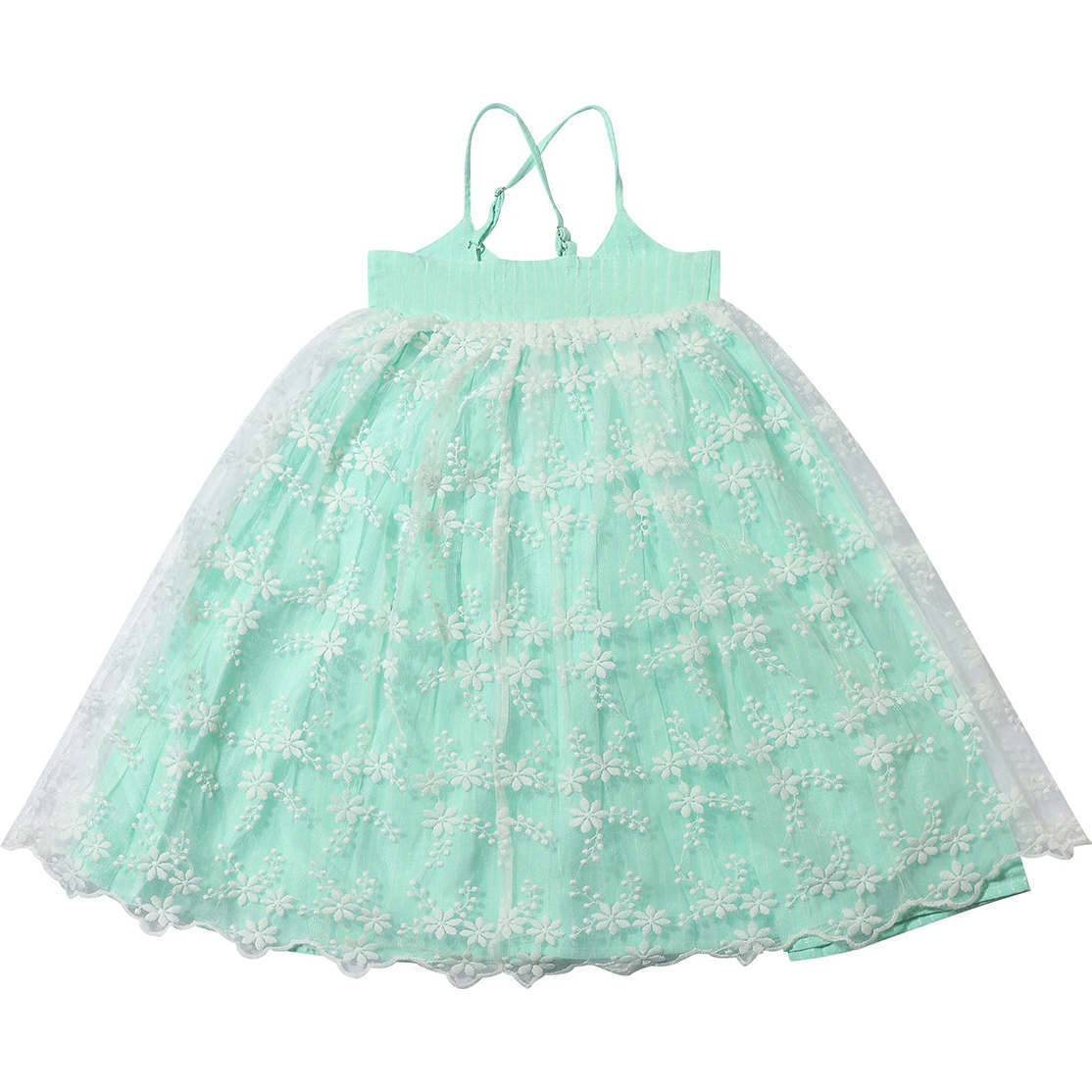 Marin Reversible Dress, Aqua - Dresses - 1