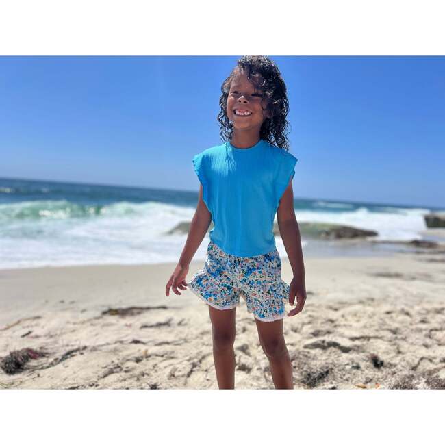 Raj Tank, Aqua - Tank Tops - 2