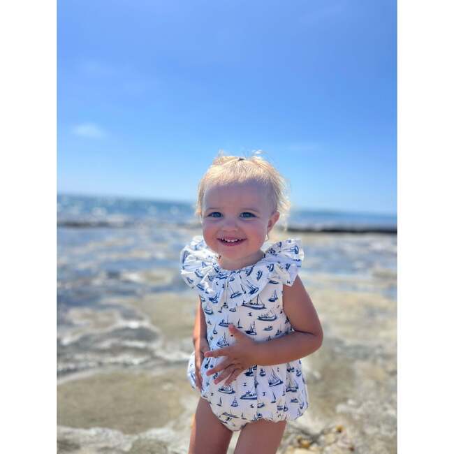 Maya Bubble, Nautical Boats - Rompers - 2