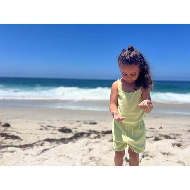 Shelby Romper, Lime Green - Rompers - 3