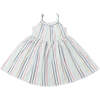 Stella Dress, Pink and Blue Multi Stripe - Dresses - 1 - thumbnail