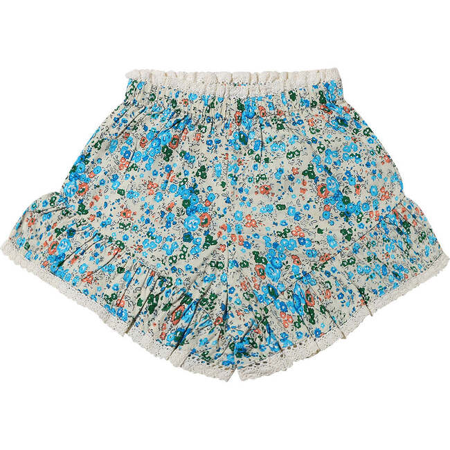 Liv Shorts, Blue Floral