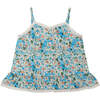 Lillian Tank, Blue Floral - Tank Tops - 1 - thumbnail