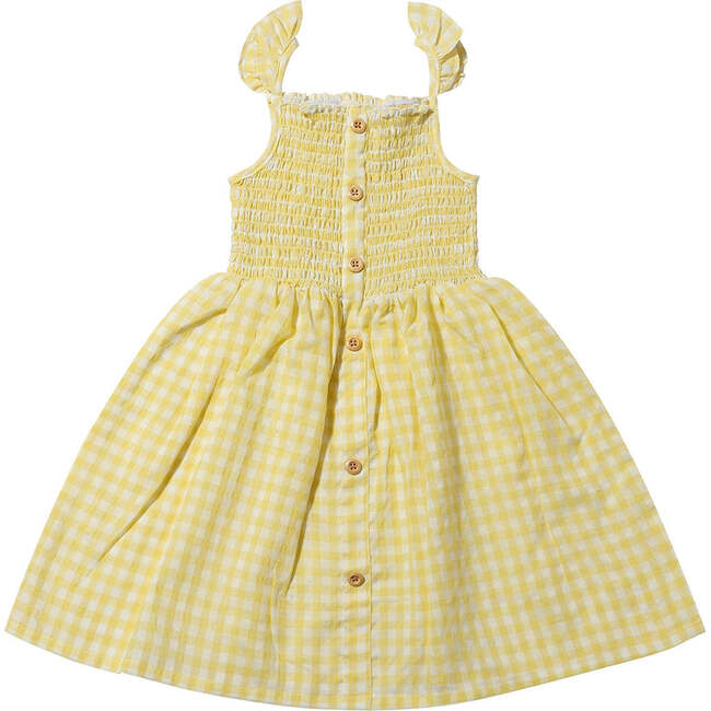 Jill Dress, Yellow Gingham