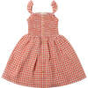 Jill Dress, Coral Gingham - Dresses - 1 - thumbnail