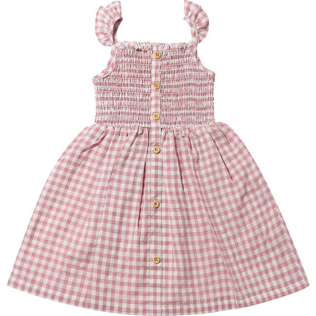Jill Dress, Rose Gingham
