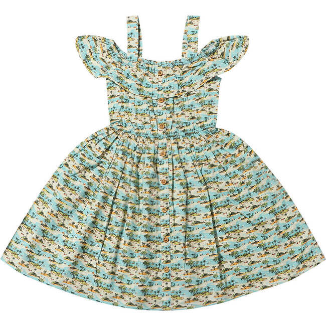 Ivy Dress, Tropical Beach