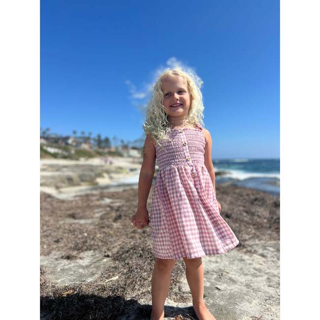 Jill Dress, Rose Gingham - Dresses - 2