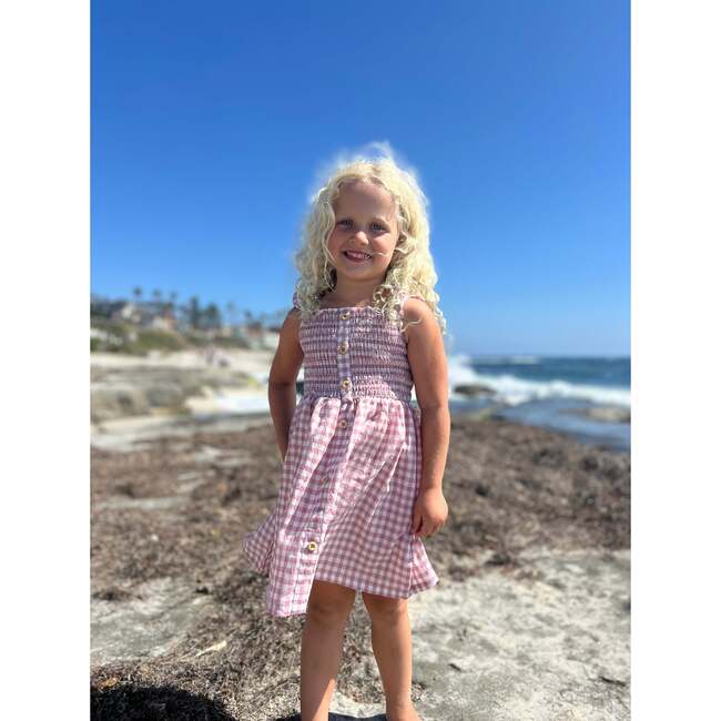 Jill Dress, Rose Gingham - Dresses - 3