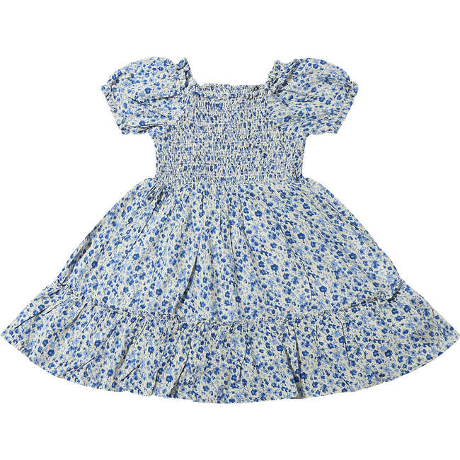 Dehlia Dress, Blue Meadow Flowers - Dresses - 1