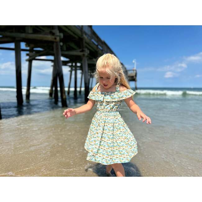 Ivy Dress, Tropical Beach