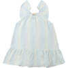 Bennie Dress, blue stripe gauze - Dresses - 1 - thumbnail