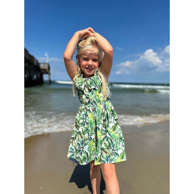 Ivy Dress, Tropical Fronds - Dresses - 2