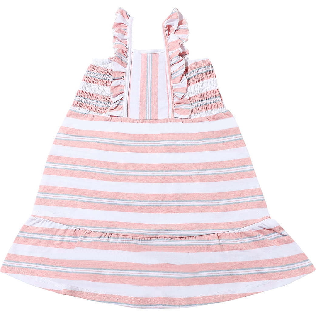 Ameera Dress, Pink Retro Stripe - Dresses - 1